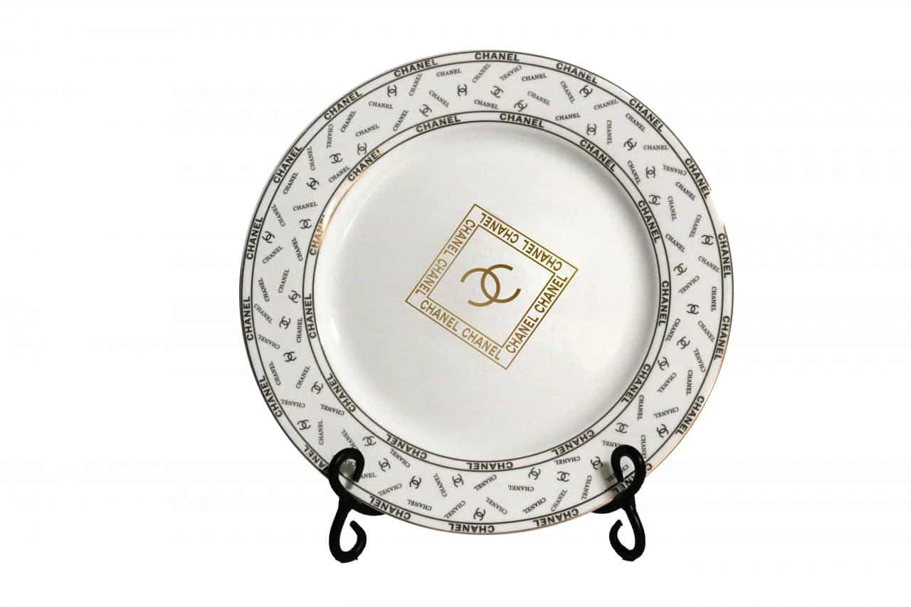 Designer Inspired Dinner 12 inch Dinner Plate - B (Set of 5) - L&B Concepts