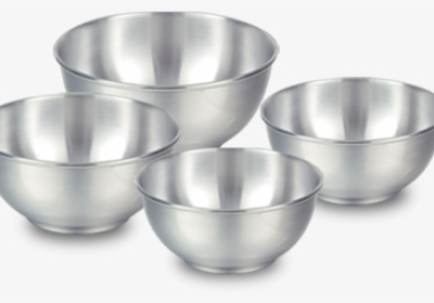 Aluminum and Stainless Steel Bowls